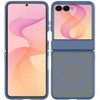 Shade Series Magnetic Ring Hybrid Case with Hinge Protection for Samsung Galaxy Z Flip 8 - Blue
