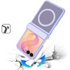 Shade Series Magnetic Ring Hybrid Case with Hinge Protection for Samsung Galaxy Z Flip 8 - Purple