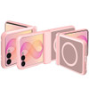 Shade Series Magnetic Ring Hybrid Case with Hinge Protection for Samsung Galaxy Z Flip 8 - Pink
