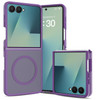 Shade Series Hybrid Case with Magnetic Ring for Samsung Galaxy Z Flip 8 - Dark Purple
