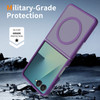 Shade Series Hybrid Case with Magnetic Ring for Samsung Galaxy Z Flip 8 - Dark Purple