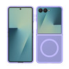 Shade Series Hybrid Case with Magnetic Ring for Samsung Galaxy Z Flip 8 - Light Purple