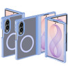 Shade Series Magnetic Ring Hybrid Case with Hinge Protection for Samsung Galaxy Z Fold 8 - Purple