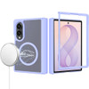 Shade Series Magnetic Ring Hybrid Case with Hinge Protection for Samsung Galaxy Z Fold 8 - Purple