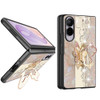 Butterfly Diamond Rhinestone Case for Samsung Galaxy Z Fold 8 - Gold