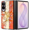 Butterfly Diamond Rhinestone Case for Samsung Galaxy Z Fold 8 - Orange