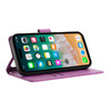 Element Series Book-Style Leather Folio Wallet Case for iPhone 17e / 16e - Purple