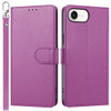 Element Series Book-Style Leather Folio Wallet Case for iPhone 17e / 16e - Purple
