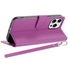 Element Series Book-Style Leather Folio Wallet Case for iPhone 16 Pro Max - Purple