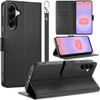 Element Series Book-Style Leather Folio Wallet Case for Samsung Galaxy A17 5G - Black