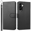 Element Series Book-Style Leather Folio Wallet Case for Samsung Galaxy A17 5G - Black