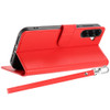 Element Series Book-Style Leather Folio Wallet Case for Samsung Galaxy A27 5G - Red