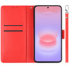 Element Series Book-Style Leather Folio Wallet Case for Samsung Galaxy A37 5G - Red