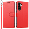 Element Series Book-Style Leather Folio Wallet Case for Samsung Galaxy A37 5G - Red
