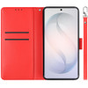 Element Series Book-Style Leather Folio Wallet Case for Samsung Galaxy S26 FE - Red