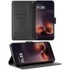 Element Series Book-Style Leather Folio Wallet Case for Motorola Moto G Power 2026 / 2025 - Black