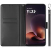 Element Series Book-Style Leather Folio Wallet Case for Motorola Moto G Power 2026 / 2025 - Black