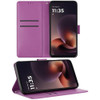 Element Series Book-Style Leather Folio Wallet Case for Motorola Moto G (2026/2025) / Moto G Play 2026 - Purple