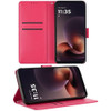 Element Series Book-Style Leather Folio Wallet Case for Motorola Moto G Stylus 2026 / 2025 - Hot Pink