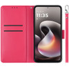 Element Series Book-Style Leather Folio Wallet Case for Motorola Moto G Stylus 2026 / 2025 - Hot Pink