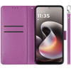 Element Series Book-Style Leather Folio Wallet Case for Motorola Moto G Stylus 2026 / 2025 - Purple