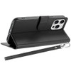 Element Series Book-Style Leather Folio Wallet Case for iPhone 15 Pro Max - Black