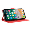 Element Series Book-Style Leather Folio Wallet Case for iPhone 15 Pro Max - Red