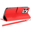 Element Series Book-Style Leather Folio Wallet Case for iPhone 13 Pro Max - Red