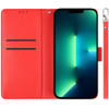 Element Series Book-Style Leather Folio Wallet Case for iPhone 13 Pro Max - Red