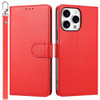 Element Series Book-Style Leather Folio Wallet Case for iPhone 13 Pro Max - Red
