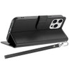 Element Series Book-Style Leather Folio Wallet Case for iPhone 12 Pro Max - Black