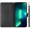 Element Series Book-Style Leather Folio Wallet Case for iPhone 12 Pro Max - Black