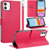 Element Series Book-Style Leather Folio Wallet Case for iPhone 11 - Hot Pink