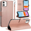 Element Series Book-Style Leather Folio Wallet Case for iPhone 11 - Rose Gold