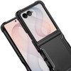 Military Grade Shockproof Hybrid Armor Case for Samsung Galaxy Z Flip 8 - Black