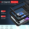 Military Grade Shockproof Hybrid Armor Case for Samsung Galaxy Z Flip 8 - Black