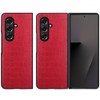Alligator Skin Texture Leather Protective Cover for Samsung Galaxy Z Fold 8 Ultra - Red