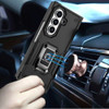 Military Grade Shockproof Hybrid Armor Case with Ring Grip for Samsung Galaxy Z Fold 8 Ultra - Black