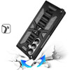 Military Grade Tough Ultra Rugged Hybrid Case for Samsung Galaxy Z Fold 8 Ultra - Black