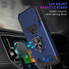 Military Grade All-In-One Ring Stand Card Case for iPhone 18 Pro Max and iPhone 17 Pro Max - Blue