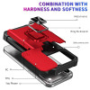 Military Grade All-In-One Ring Stand Card Case for iPhone 18 Pro Max and iPhone 17 Pro Max - Red