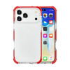 Transparent Protective Bumper Case for iPhone 18 Pro Max and iPhone 17 Pro Max - Red