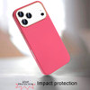 Soft Touch Dual-Layer Hybrid Case for iPhone 18 Pro Max and iPhone 17 Pro Max - Hot Pink