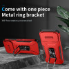 Combat Tough Series Ring Holder Case with Camera Lens Cover for iPhone 18 Pro Max and iPhone 17 Pro Max - Red