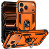 Military Grade Hybrid Case with Ring Grip for iPhone 18 Pro Max and iPhone 17 Pro Max - Cosmic Orange
