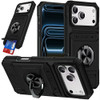 Military Grade All-In-One Ring Stand Case with Card Pocket for iPhone 18 Pro Max and iPhone 17 Pro Max - Black