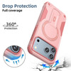 Military Grade HD Armor MagSafe Case with Kickstand for iPhone 18 Pro Max and iPhone 17 Pro Max - Pink
