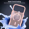 Shade Series Curly Wave Grip Hybrid Case with MagSafe for iPhone 18 Pro Max and iPhone 17 Pro Max - Pink