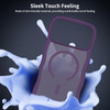 Shade Series Curly Wave Grip Hybrid Case with MagSafe for iPhone 18 Pro Max and iPhone 17 Pro Max - Purple