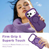 Shade Series Curly Wave Grip Hybrid Case with MagSafe for iPhone 18 Pro Max and iPhone 17 Pro Max - Purple